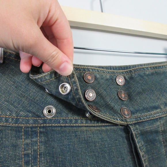 Route 66 Stretch Fit Jeans Women 18W Blue Low Rise Y2K Brat Bootcut Mall Rat 650 - Picture 4 of 13